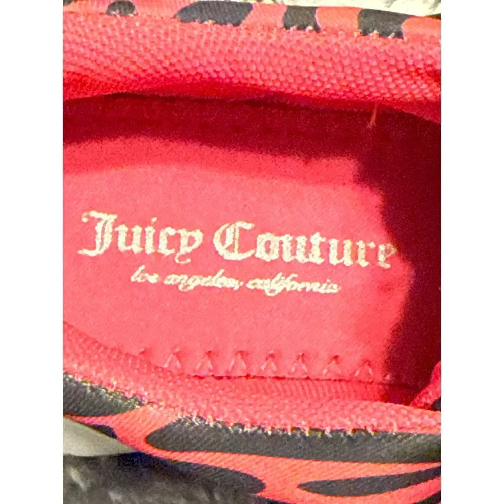 Womens‎ Juicy Couture Above It Size 6.5 NWOT Pink/Black Zebra Sporty Tre…